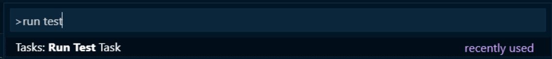 Run Test Task